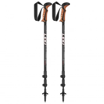 Leki Khumbu túrabot Black-White-Fluorescent Red 110-145 cm