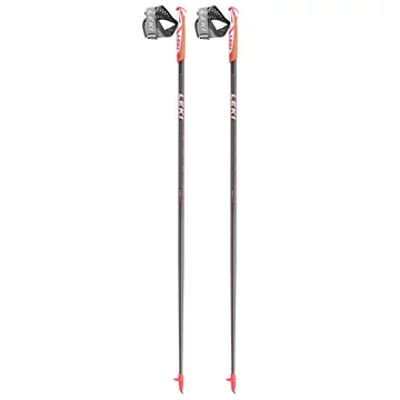 Leki Flash Carbon nordic walking bot Dark Antracite/White/Bright Red