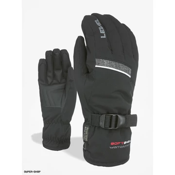 Level Hero férfi kesztyű Black