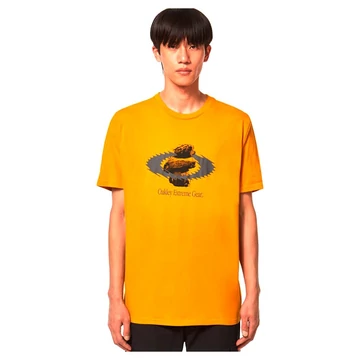 Oakley Gear Static Icon Tee férfi póló Amber Yellow