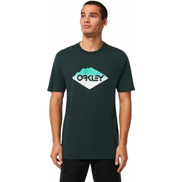 Oakley Rough Edge B1B Tee férfi póló Hunter Green (Helmet)