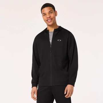 Oakley FZ Foundational Hoodie 3.0 férfi technikai pulóver Blackout