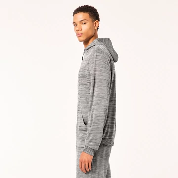 Oakley FZ Foundational Hoodie 3.0 férfi technikai pulóver Uniform Lunar Heather