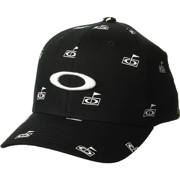 Oakley Flag Print Hat baseball sapka Blackout