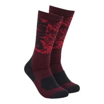 Oakley Wanderlust Perf Socks sízokni Red Mountain Tie Dye Pt
