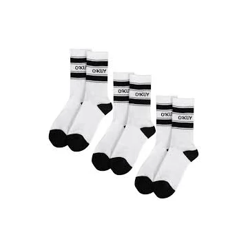Oakley B1B Icon Socks (3 pár) férfi zokni White