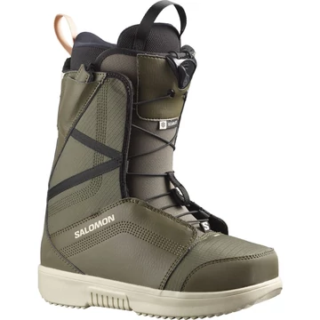 Salomon Scarlet Boa női snowboard cipő Army Green/Rainy Day/Black