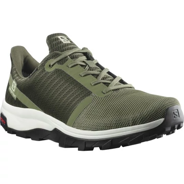 Salomon Outbound Prism GTX férfi cipő Deep Lichen Green/Olive Night/Vanilla Ice
