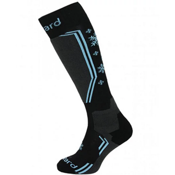 Blizzard Viva Warm női sízokni Black Grey Blue