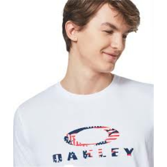 Oakley USA Flag Ellipse Tee férfi póló White