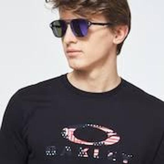 Oakley USA Flag Ellipse Tee férfi póló Blackout