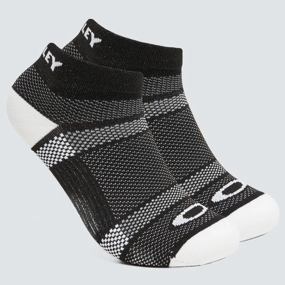 Oakley Ribbed Ellipse Short Socks zokni Blackout