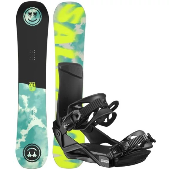 Salomon OH Yeah Snowboard Rhythm Black kötés szett
