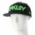 Kép 3/4 - Oakley 6 Panel Hat Logo Neon baseball sapka Blackout